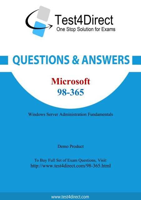 windows server 2016 exam questions and answers