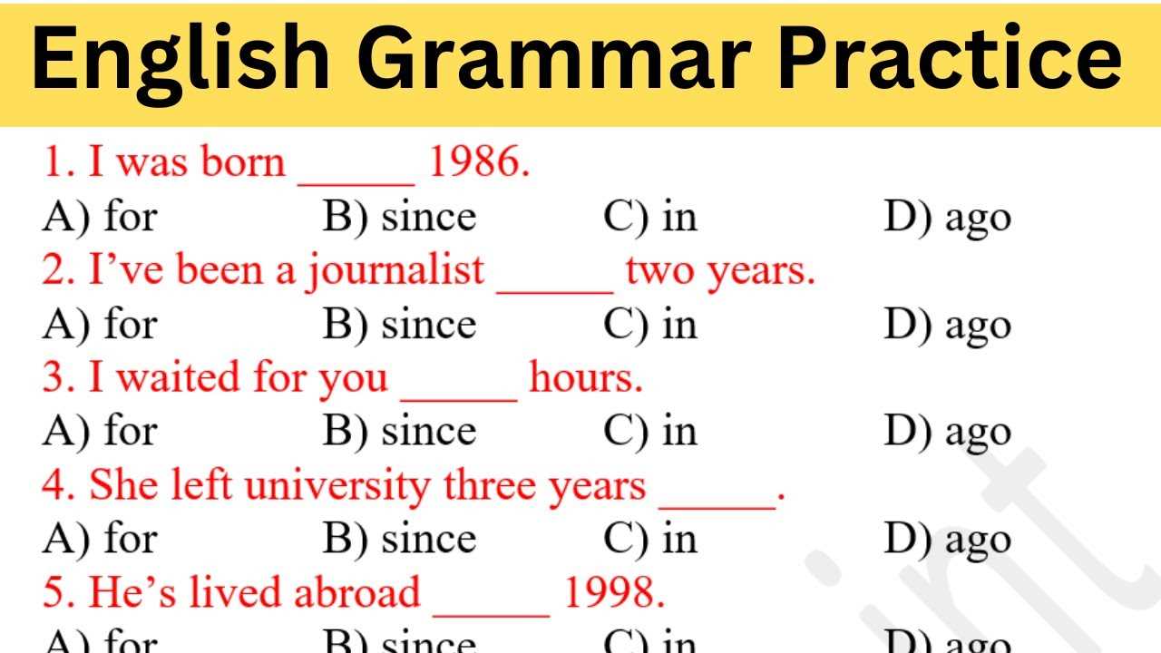 english grammar questions and answers for competitive exams