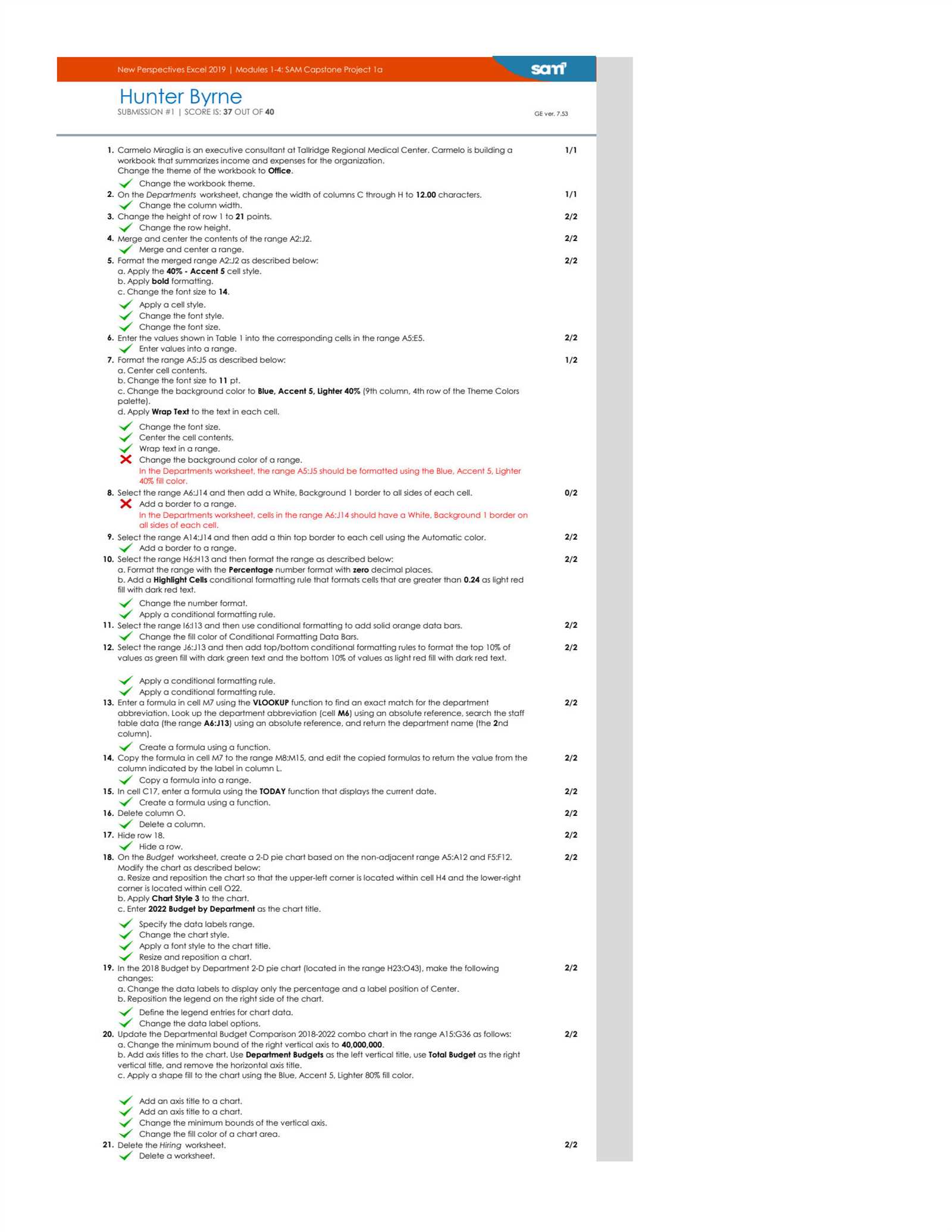 word module 1 sam exam answer key