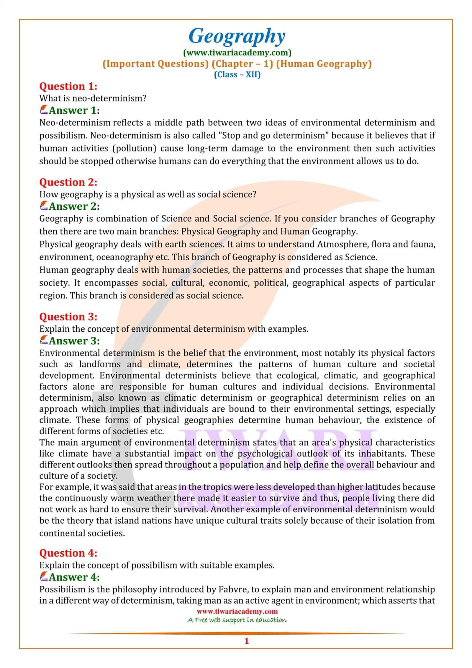 world geography semester 1 exam answers