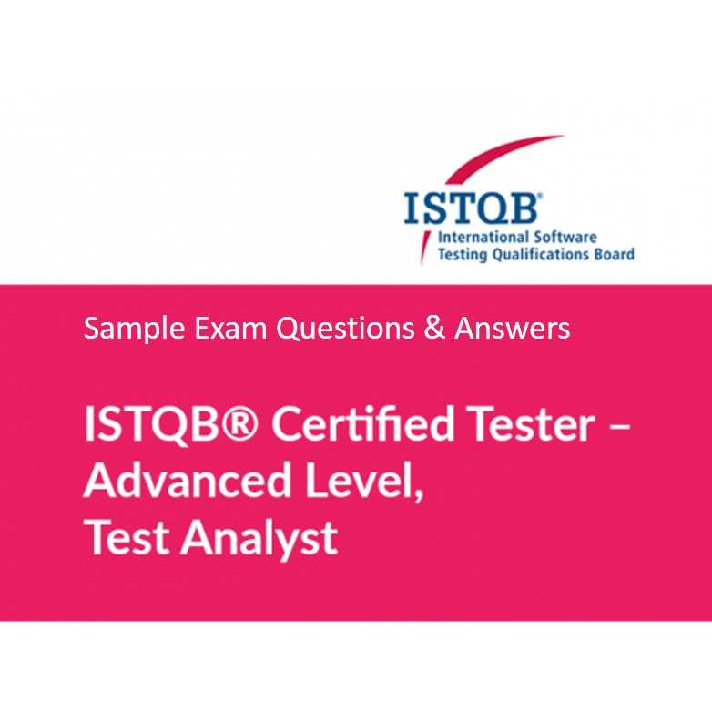 istqb advanced test analyst exam questions and answers