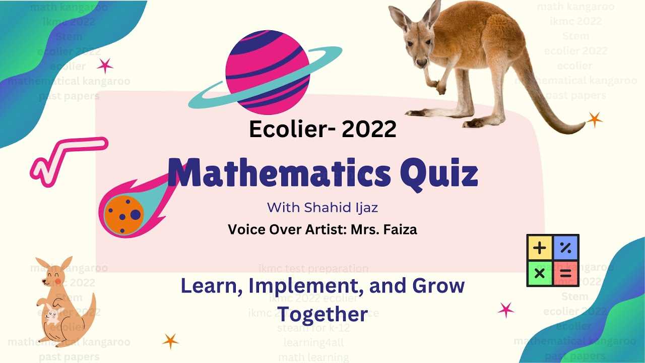 kangaroo math contest past papers