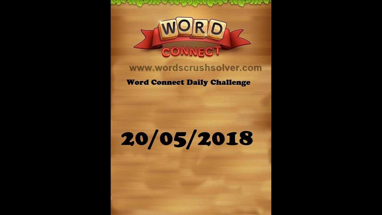 word connect daily challenge answers