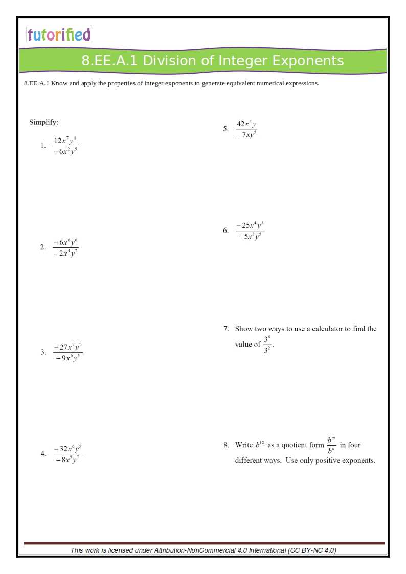 algebra 1 review packet answers