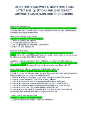 chamberlain nr 599 midterm exam answers