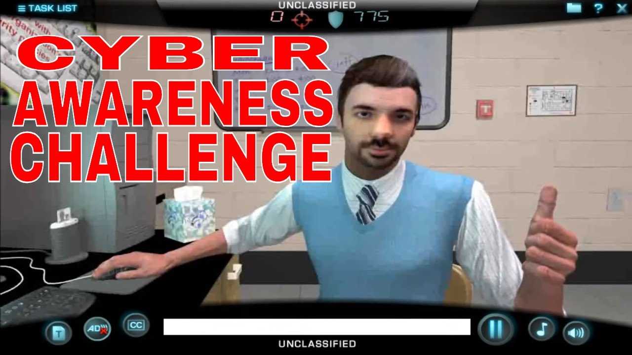 cyber awareness challenge answers