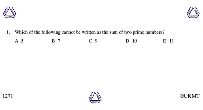 math kangaroo 2012 answers