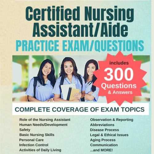 cna question and answer practice exam