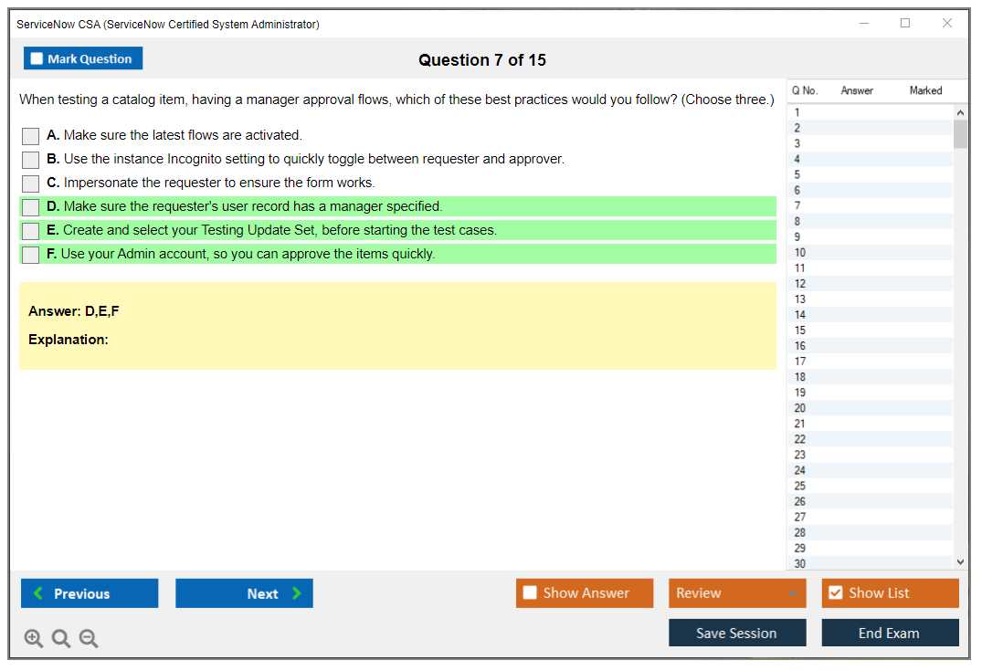 servicenow csa exam questions and answers