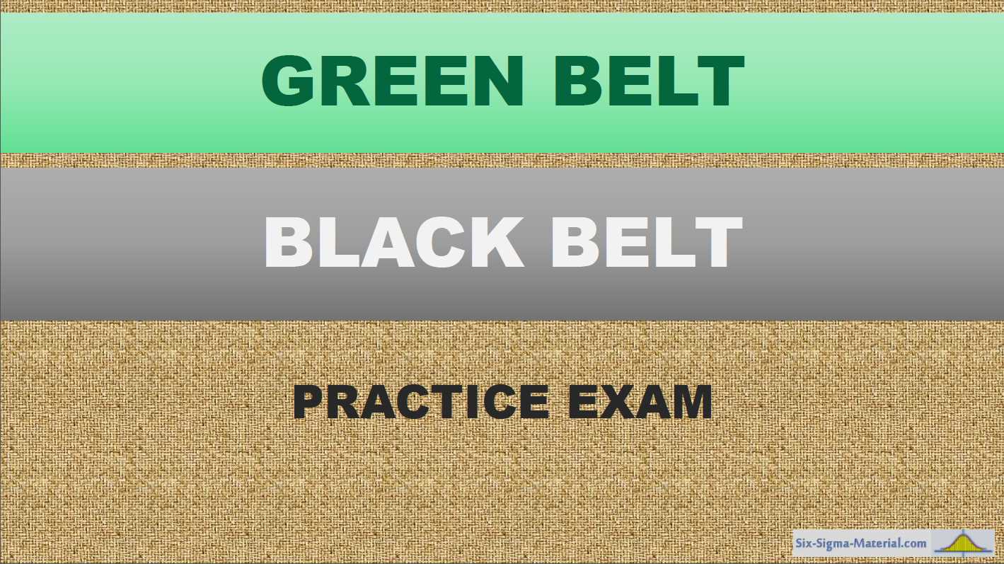 yellow belt exam questions and answers