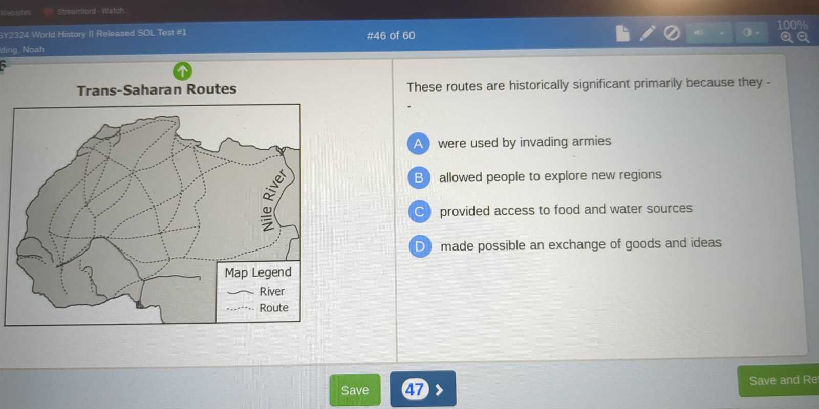 american history 1 released items answers