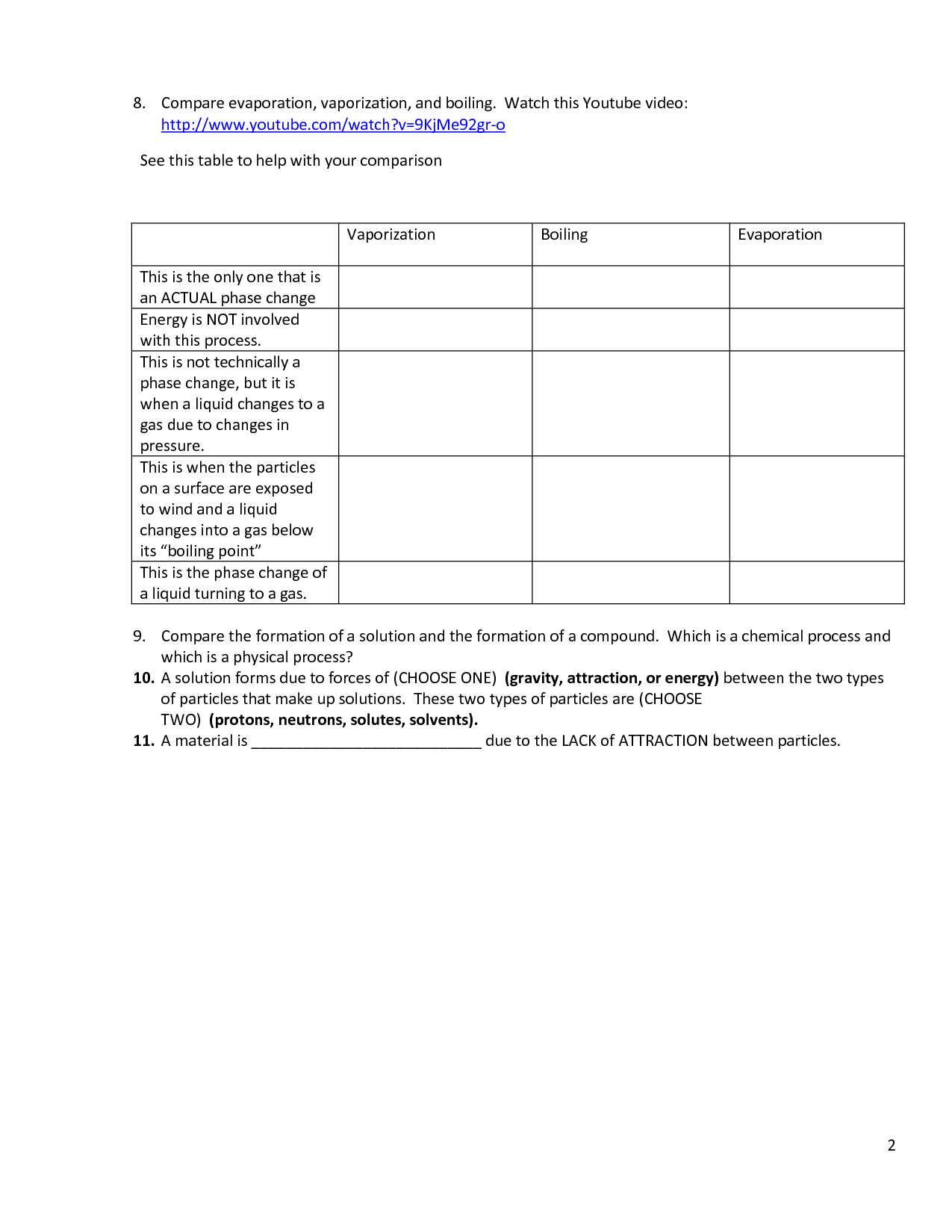 physical science midterm exam answers