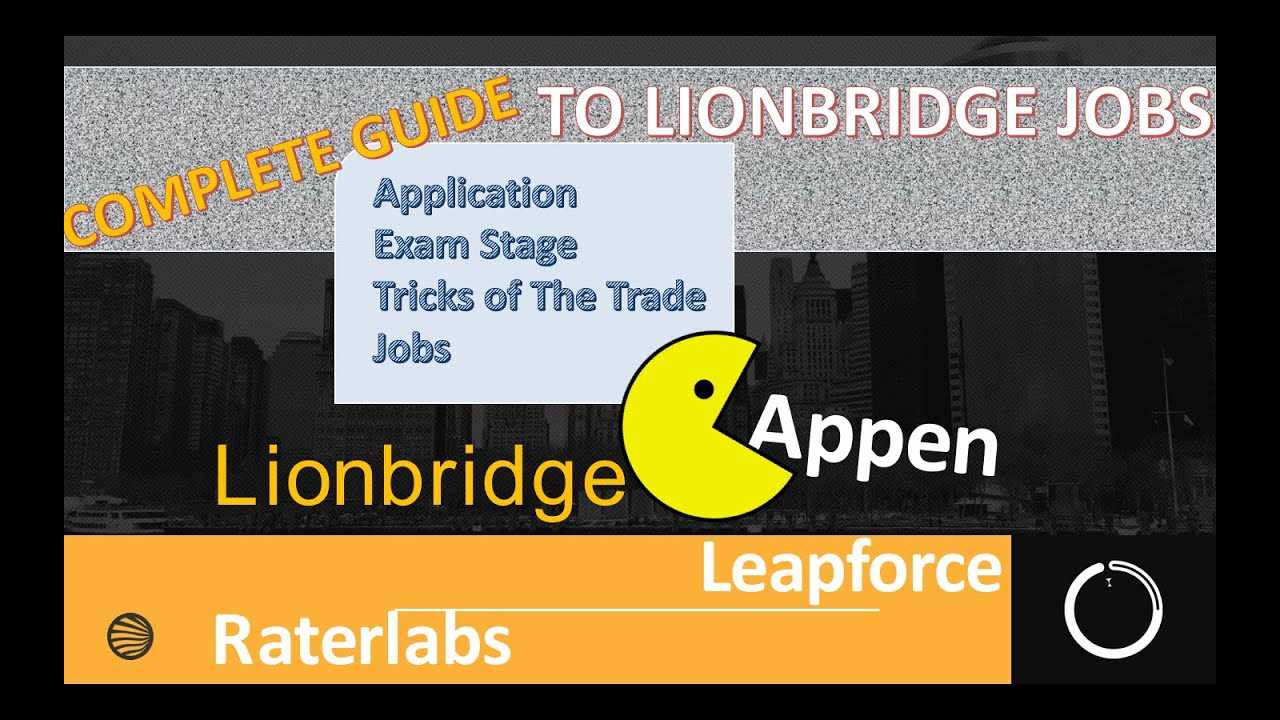 lionbridge rater exam answers