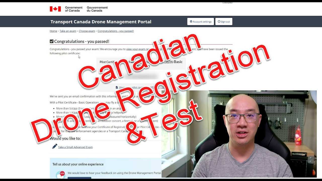 small basic exam drone canada answers