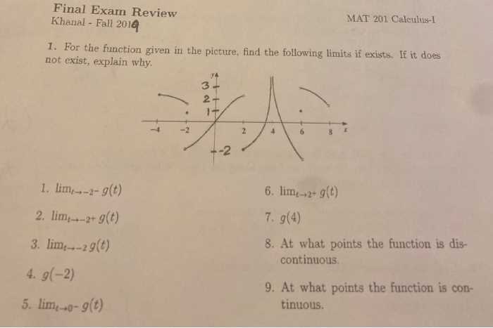 calculus i final exam with answers