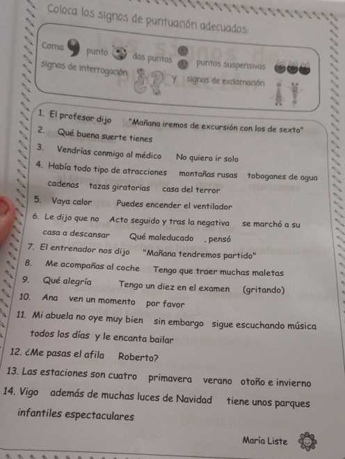 realidades 2 examen del capitulo 3a answers