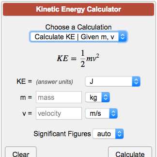 work energy calculations the physics classroom answers