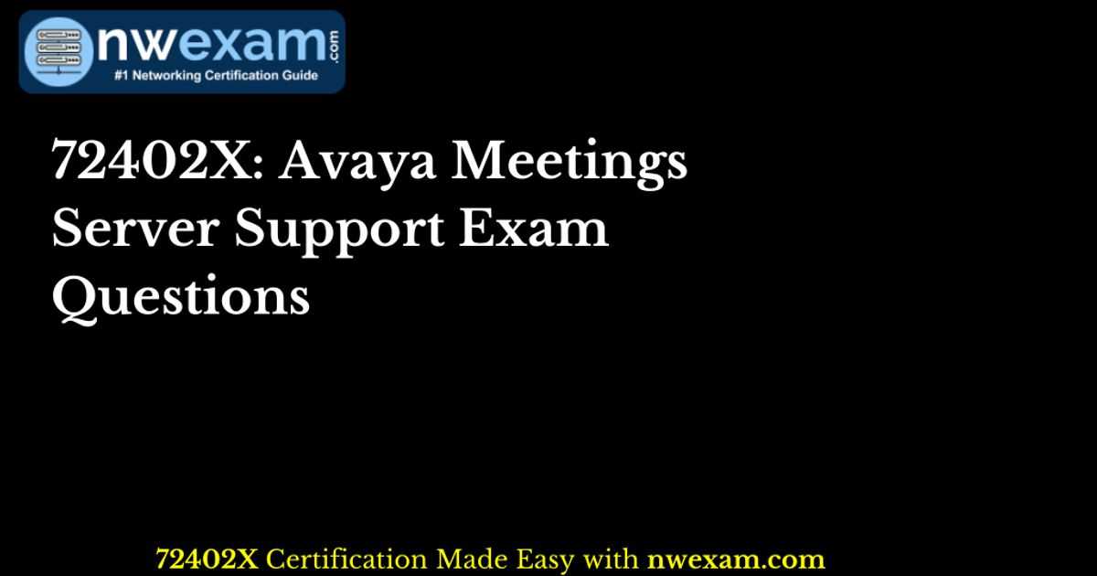 avaya exam questions and answers