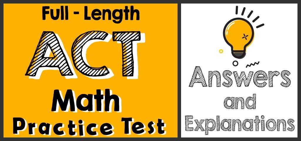 act test answer sheet