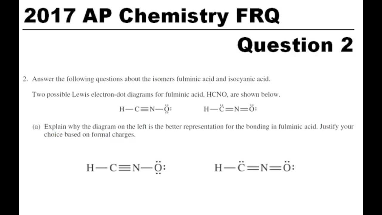 2004 ap chemistry free response answers form b