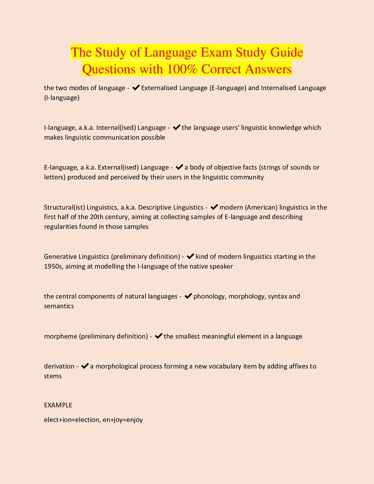 study guide for knowledge exam answers