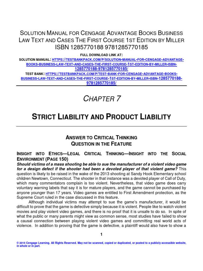 business law chapter 1 test answers