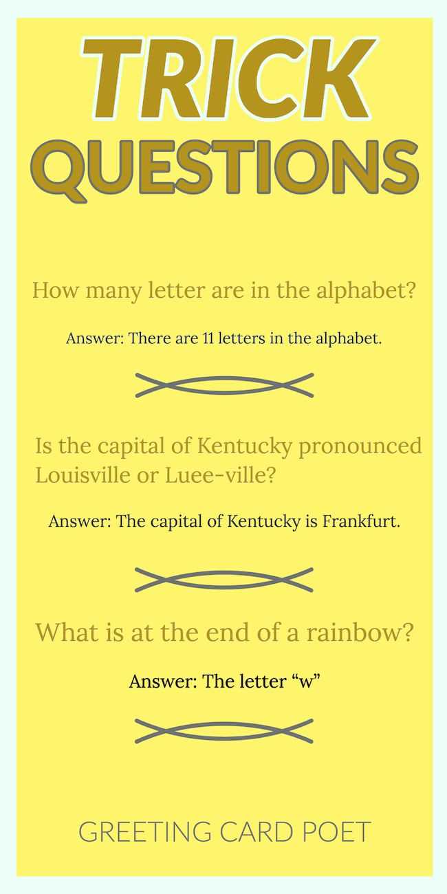 funny logic questions and answers