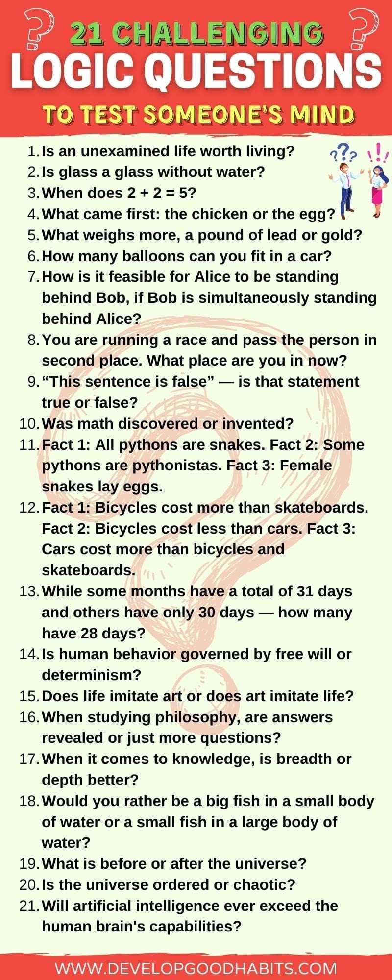 funny logic questions and answers