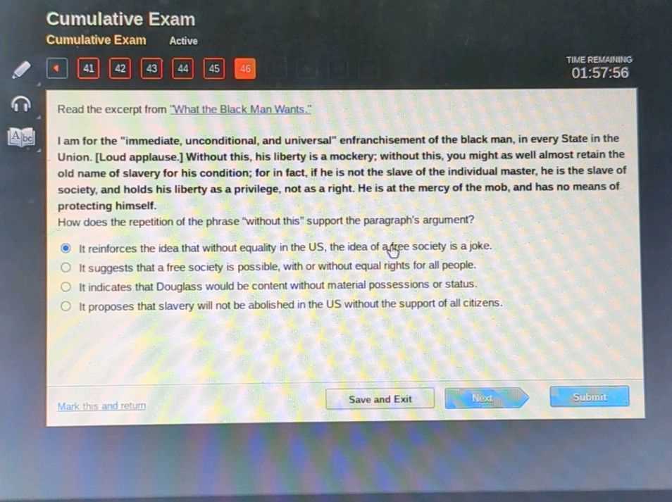 edgenuity english 12 cumulative exam answers