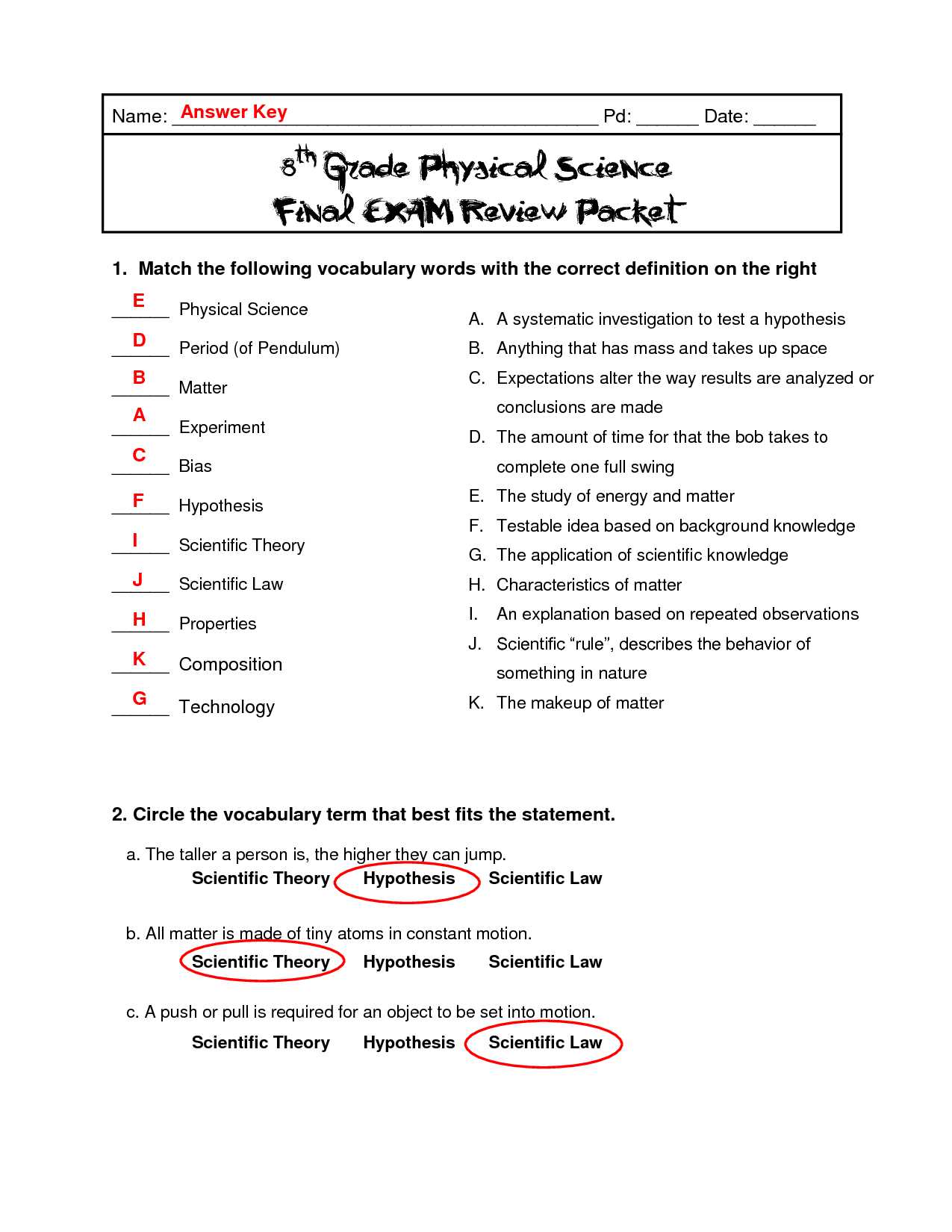 physics chapter 20 study guide answers