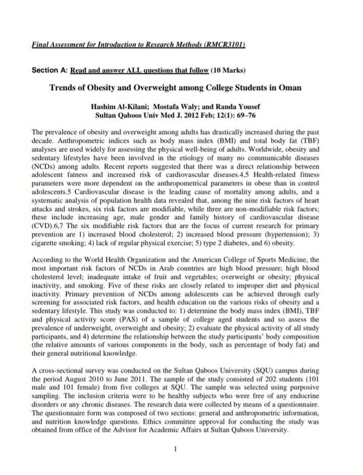 research methodology exam questions and answers