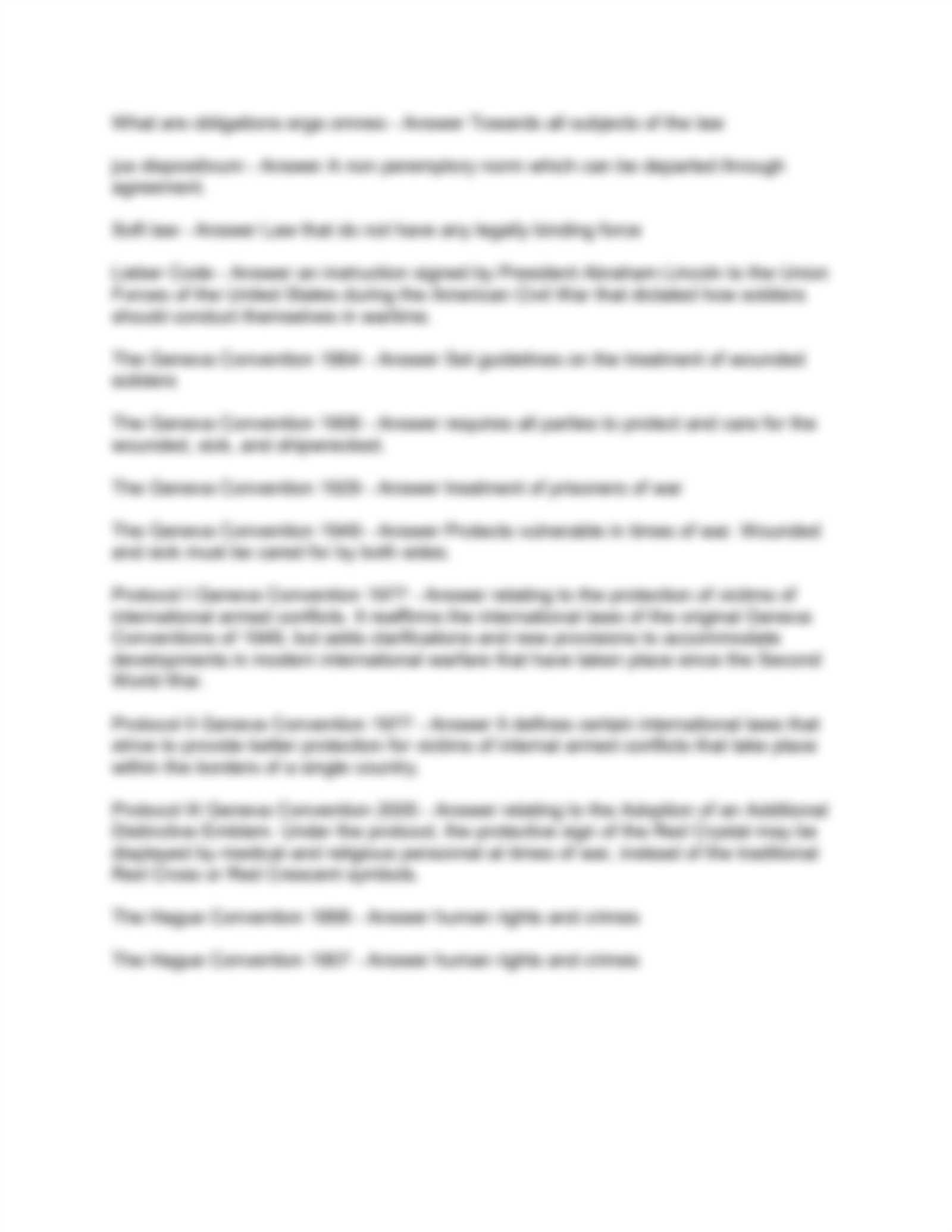 international law exam questions and answers