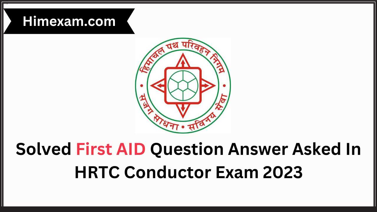 first aid answers exams